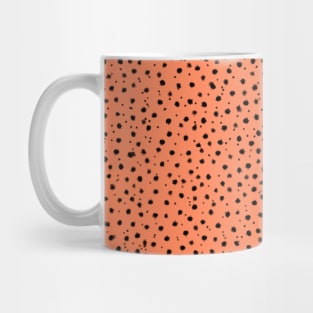 Cheetah Pattern on Apricot Mug